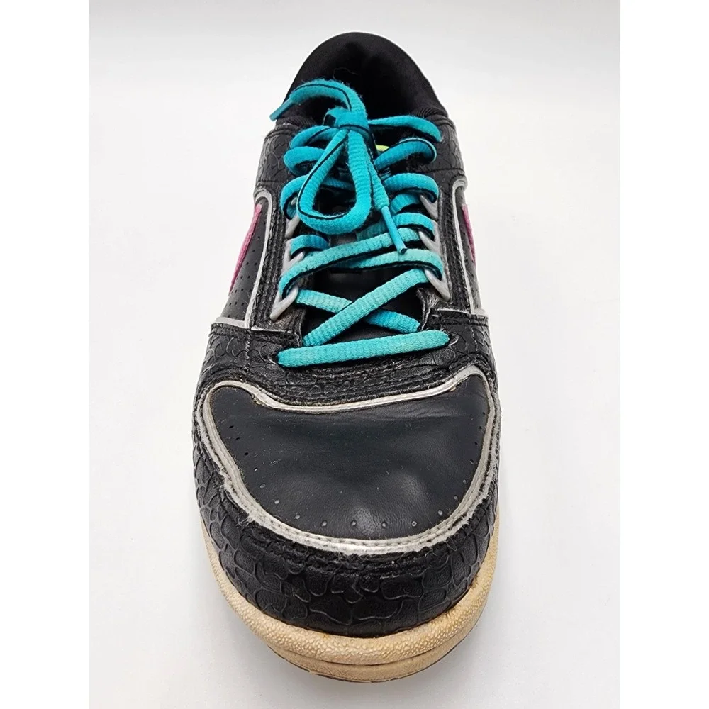 NIKE DELTA‎ LITE WOMENS BLACK & FUCHSIA PINK SHOES SIZE 8.5 #365950-051 PREOWNED
